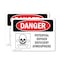 Signmission Potential Oxygen Deficient Atmosphere, 5 in W x Rectangle, Vinyl Decal OS-2PACK-DS-D-35-L-1812 - alternate 1